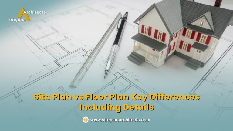 site plan vs floor plan​